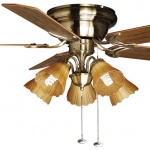 Quạt trần đèn cho nhà trần thấp Mountain Air 52WE-1019
