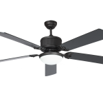 Quạt trần đèn 5 cánh màu đen KAIYO OKA 181 MBK