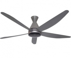 Quạt trần Panasonic 5 cánh màu xám F-60HAN
