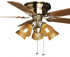 Quạt trần đèn cho nhà trần thấp Mountain Air 52WE-1019