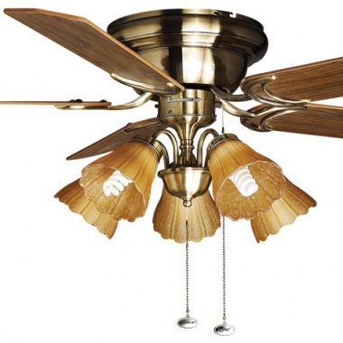 Quạt trần đèn cho nhà trần thấp Mountain Air 52WE-1019