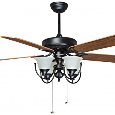 Quạt trần đèn chùm hiện đại Mountain Air 52WE-1086A