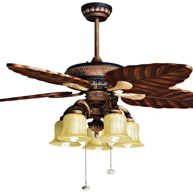 Quạt trần Hội An có đèn chùm Mountain Air 48WE-3033C