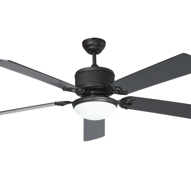 Quạt trần đèn 5 cánh màu đen KAIYO OKA 181 MBK