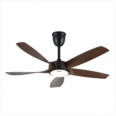 Quạt trần Nanoco 3 cánh màu nâu có đèn NCF5231-PL